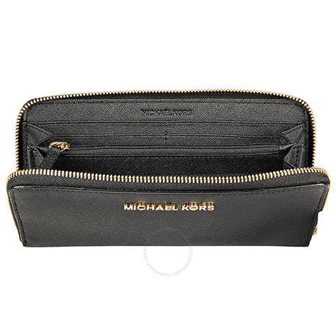 Michael Kors Jet Set Item Continental Zip Around Haircalf Wallet 